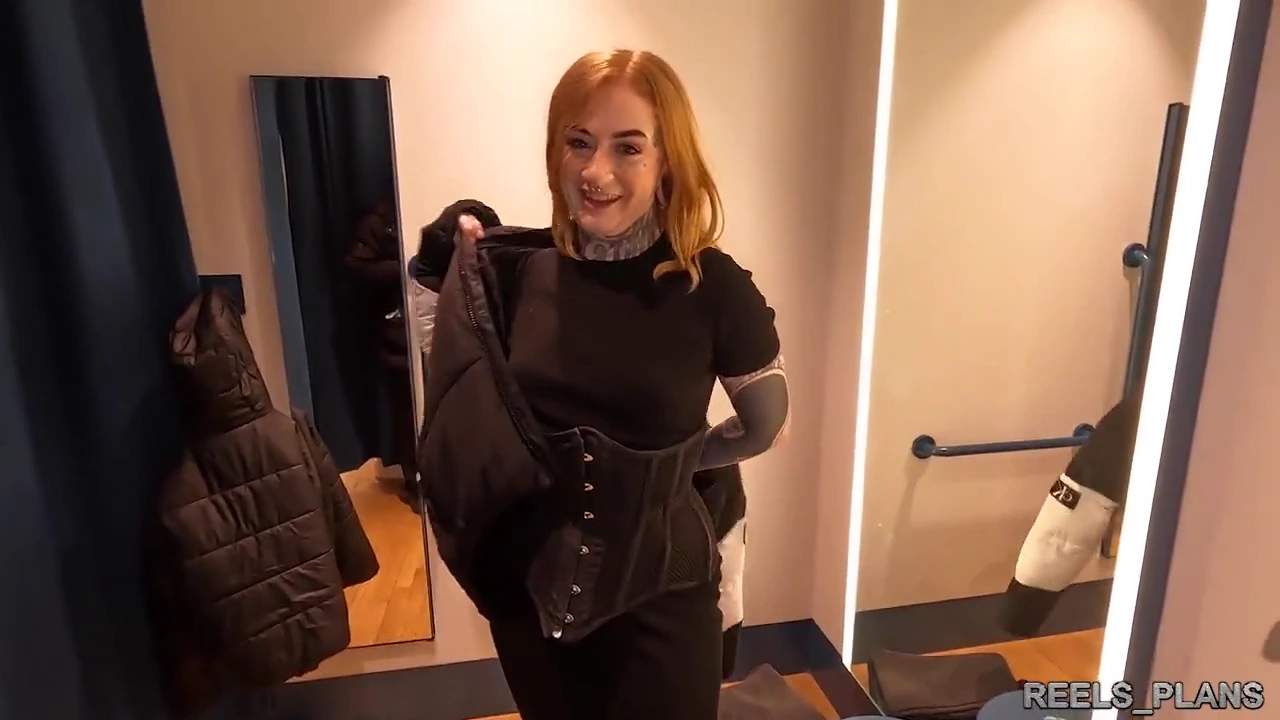 Watch and download free porn tube video of A British student with a massive ass gets double penetrated in a hotel fitting room by two strangers. The rough, hardcore action featuring a redheaded babe and French coed is captured in high-definition for your viewing pleasure.